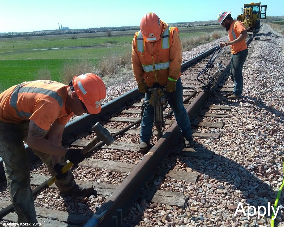 Workers fixing railroad system - railroad planning