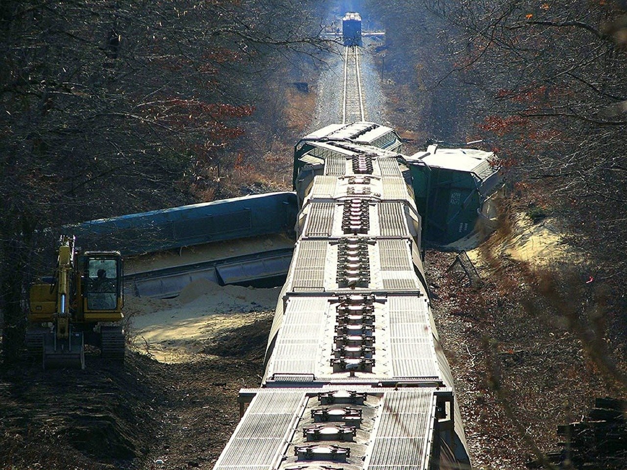 train crash derailment