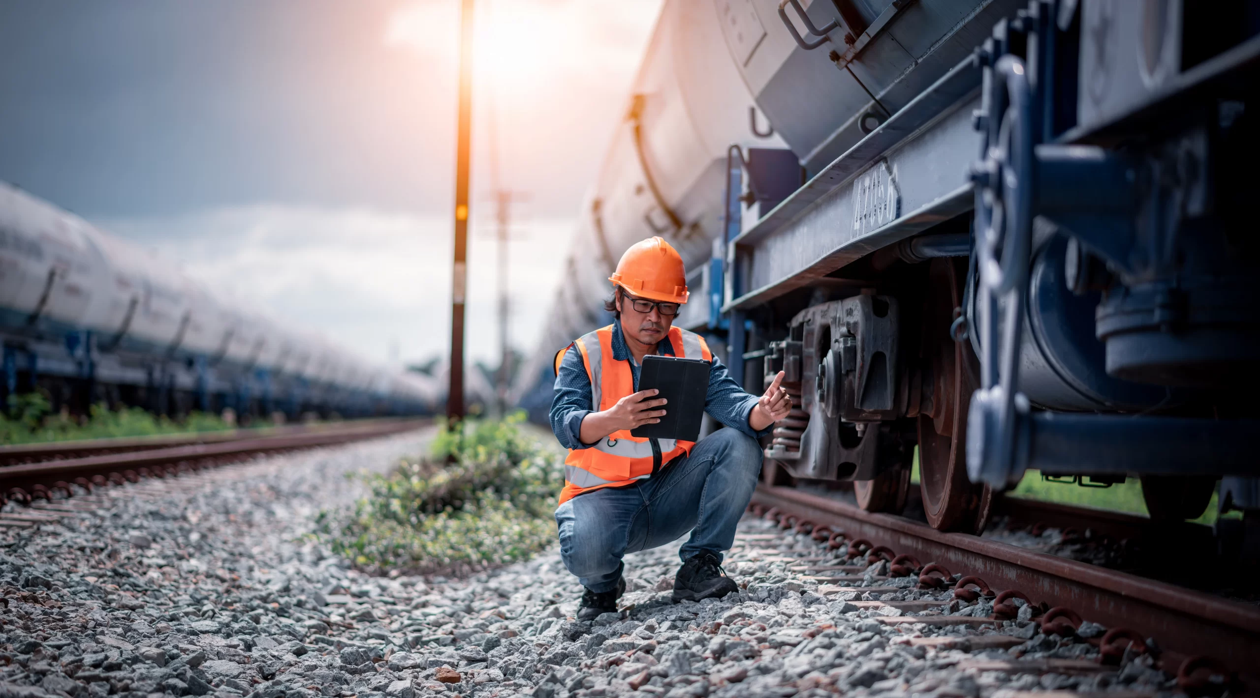 railway track maintenance.